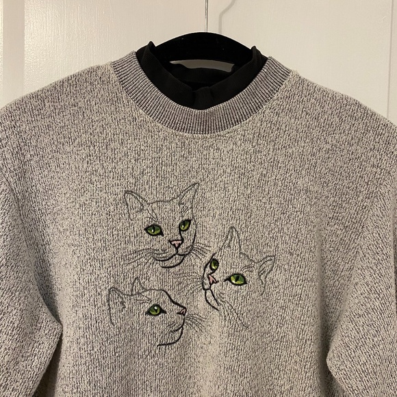 Vintage cat sweatshirt - Picture 2 of 3